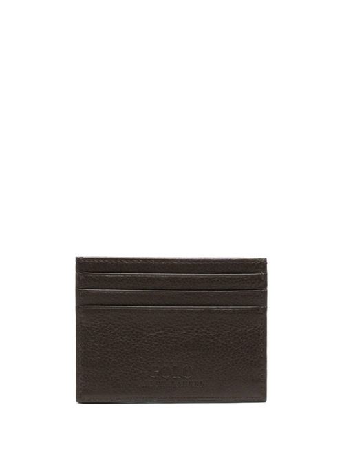 Polo Pony-debossed leather cardholder Polo Ralph Lauren | 405913722001